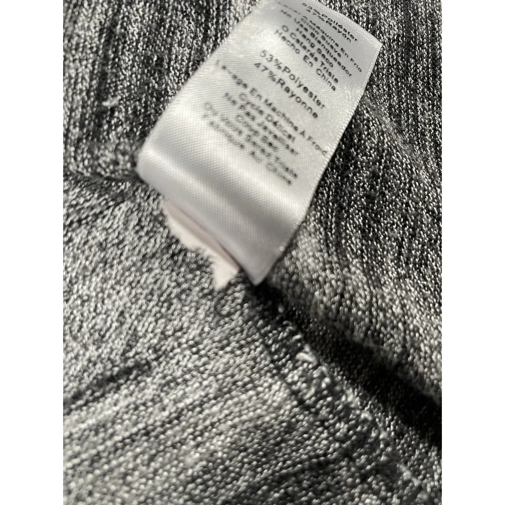 Lularoe Women's Duster Open Front Sarah Cardigan Black White Stripe Size M